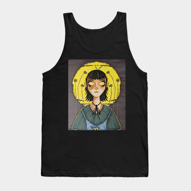 Something Eerie This Way Comes Tank Top by DraggucciArts